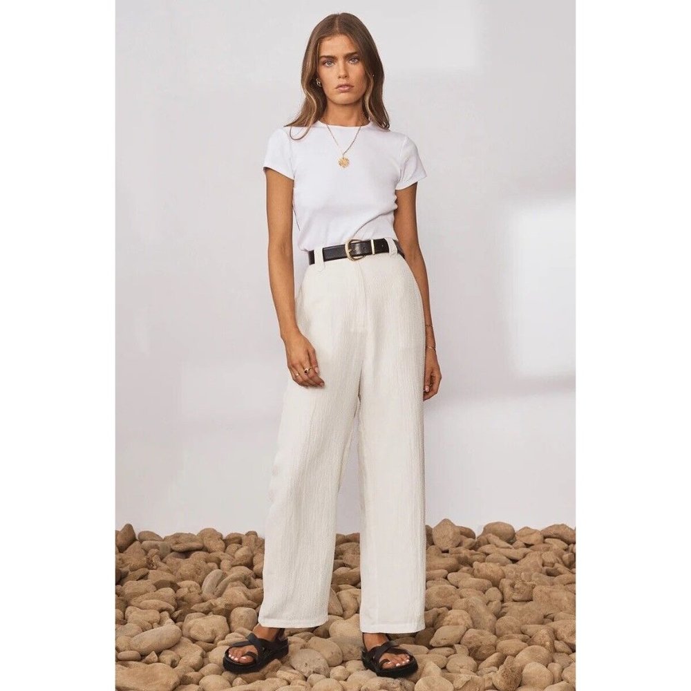 Sancia The Sorella Pants Vanilla Cream Cotton